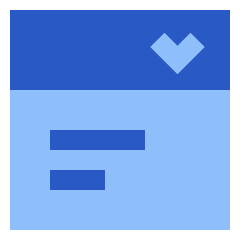 Drop Down List Icon from Sharp Flat Set