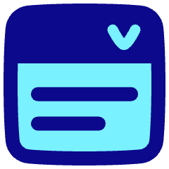 Drop Down List Icon from Plump Pop Set