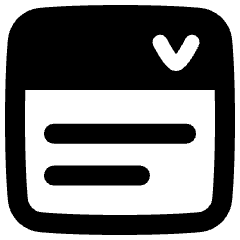 Drop Down List Icon from Plump Remix Set