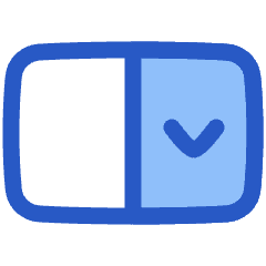 Drop Down Menu Icon from Plump Duo Set