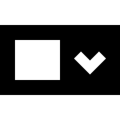 Drop Down Menu Icon from Sharp Solid Set