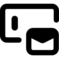 Form Email Icon from Core Remix Set