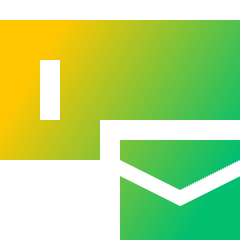 Form Email Icon from Sharp Gradient Set