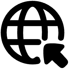 Globe Browser Click Captive Portal Icon from Plump Remix Set