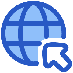 Globe Browser Click Captive Portal Icon from Plump Duo Set