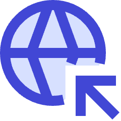 Globe Browser Click Captive Portal Icon from Sharp Duo Set