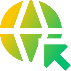Globe Browser Click Captive Portal Icon from Sharp Gradient Set