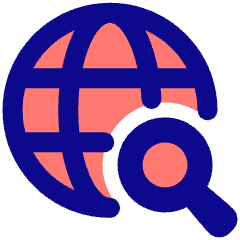 Globe Search Download Icon from Plump Pop Set