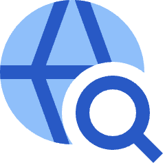 Globe Search Download Icon from Sharp Flat Set