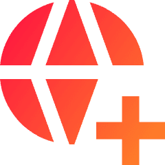 Globe Website Add Icon from Sharp Gradient Set