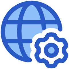 Globe Website Setting 1 Icon from Plump Duo Set