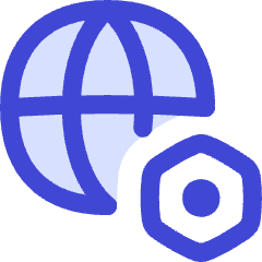 Globe Website Setting 2 Icon from Flex Duo Set