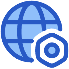 Globe Website Setting 2 Icon from Plump Duo Set