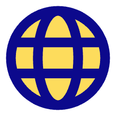 Globe Website Solo Icon from Plump Pop Set