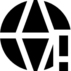 Globe Website Warning Icon from Sharp Solid Set