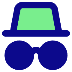 Incognito Mode Icon from Core Pop Set
