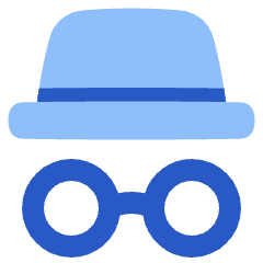 Incognito Mode Icon from Plump Flat Set