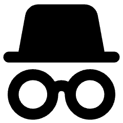 Incognito Mode Icon from Core Remix Set