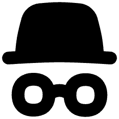 Incognito Mode Icon from Flex Solid Set