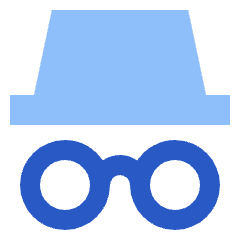 Incognito Mode Icon from Sharp Flat Set