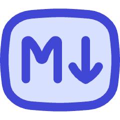 Markdown Rectangle Programming Icon from Flex Duo Set