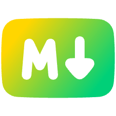 Markdown Rectangle Programming Icon from Plump Gradient Set