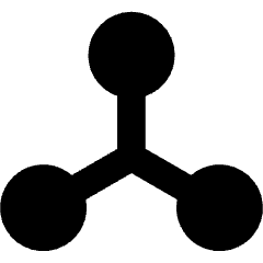 Network Node Connection Integration Icon from Core Solid Set
