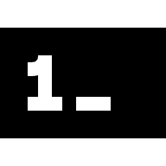 Number Field Icon from Sharp Solid Set