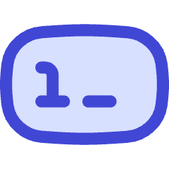 Number Field Icon from Flex Duo Set