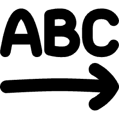 Steps Letter Icon from Flex Solid Set