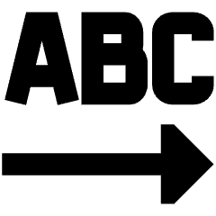 Steps Letter Icon from Sharp Remix Set