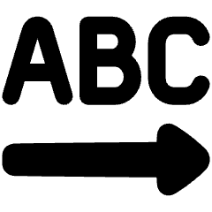 Steps Letter Icon from Plump Solid Set