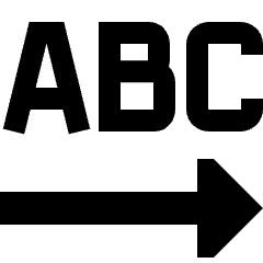 Steps Letter Icon from Sharp Solid Set