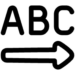 Steps Letter Icon from Plump Line Set