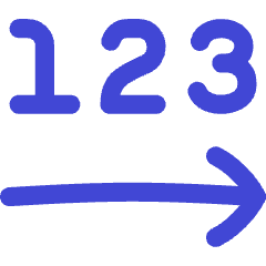 Steps Number Icon from Flex Duo Set