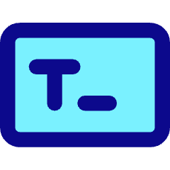 Text Field Icon from Core Pop Set