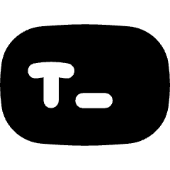 Text Field Icon from Flex Solid Set