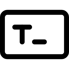 Text Field Icon from Core Line Set