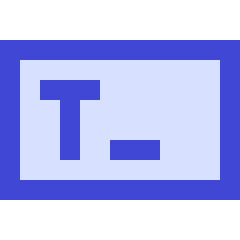 Text Field Icon from Sharp Duo Set