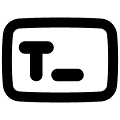 Text Field Icon from Plump Remix Set