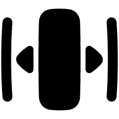 Ui Phone Slider Horizontal Icon from Plump Solid Set