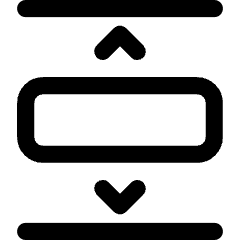 Ui Phone Slider Vertical Icon from Core Line Set