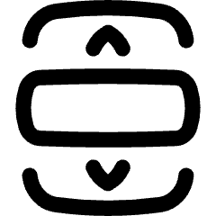 Ui Phone Slider Vertical Icon from Flex Line Set
