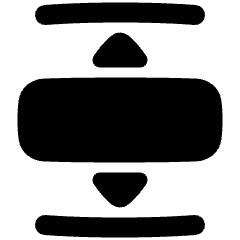 Ui Phone Slider Vertical Icon from Plump Solid Set