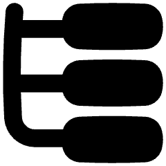 Web Hierarchy Icon from Flex Solid Set