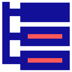 Web Hierarchy Icon from Sharp Pop Set