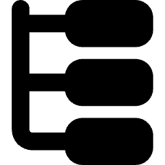 Web Hierarchy Icon from Core Solid Set