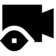 Live Video Online View Icon from Sharp Solid Set