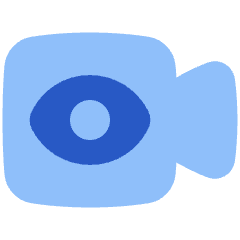 Live Video Online View Icon from Plump Flat Set