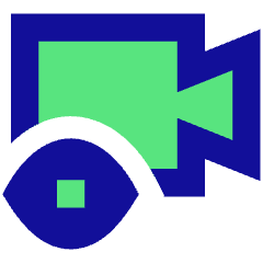 Live Video Online View Icon from Sharp Pop Set